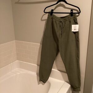Beyond yoga olive green joggers